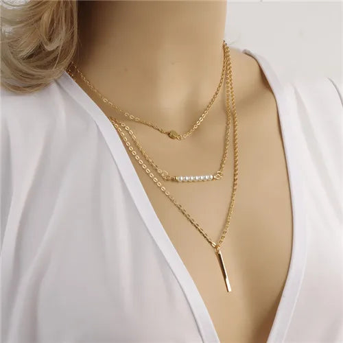 Collier de perles pour femme